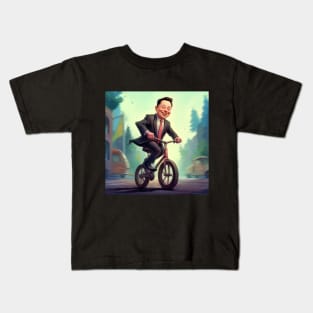 Elon Musk, Pee Wee Herman Kids T-Shirt